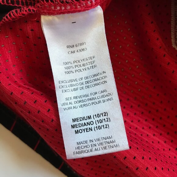 Mitchell & Ness Michael Jordan Chicago Bulls Basketball Jersey M 10 12 96 97 - Picture 8 of 13